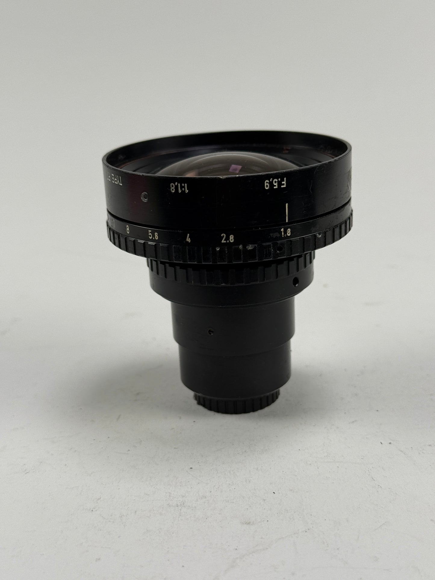 Angenieux Type R7 5.9mm f1.8 C Mount, Wide Angle Cinema Cine Lens #452