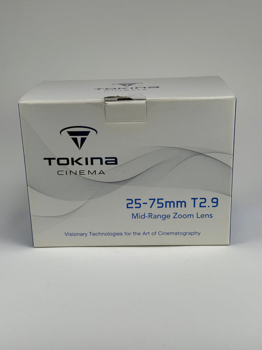 Tokina Cinema 25-75mm T2.9 EF Mount Mid-Range Zoom Lens (EF Mount)