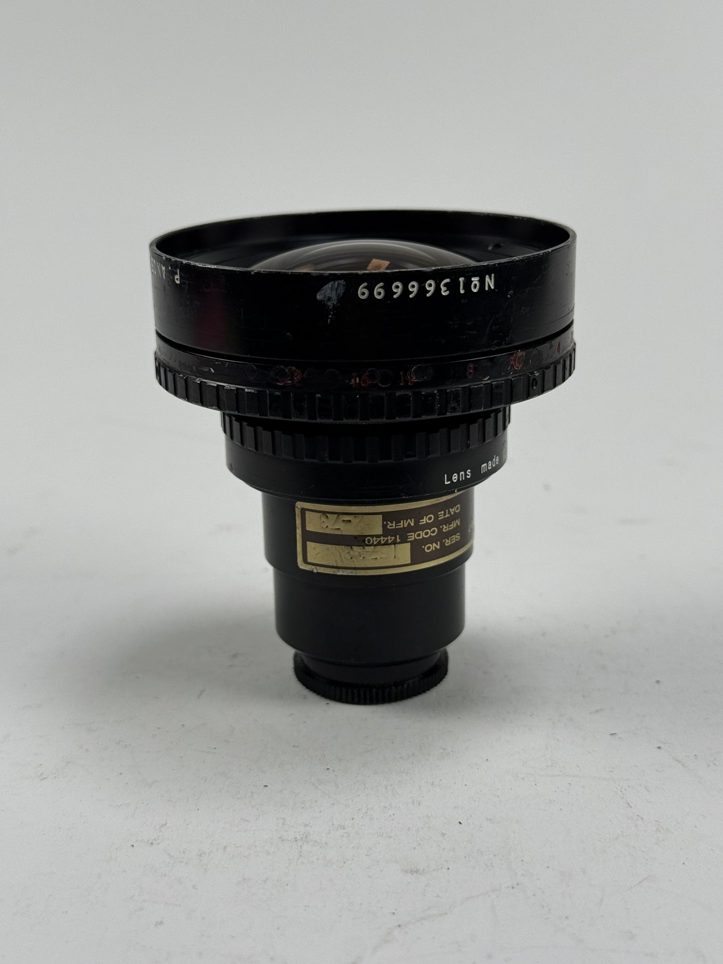 Angenieux Type R7 5.9mm f1.8 C Mount, Wide Angle Cinema Cine Lens #699