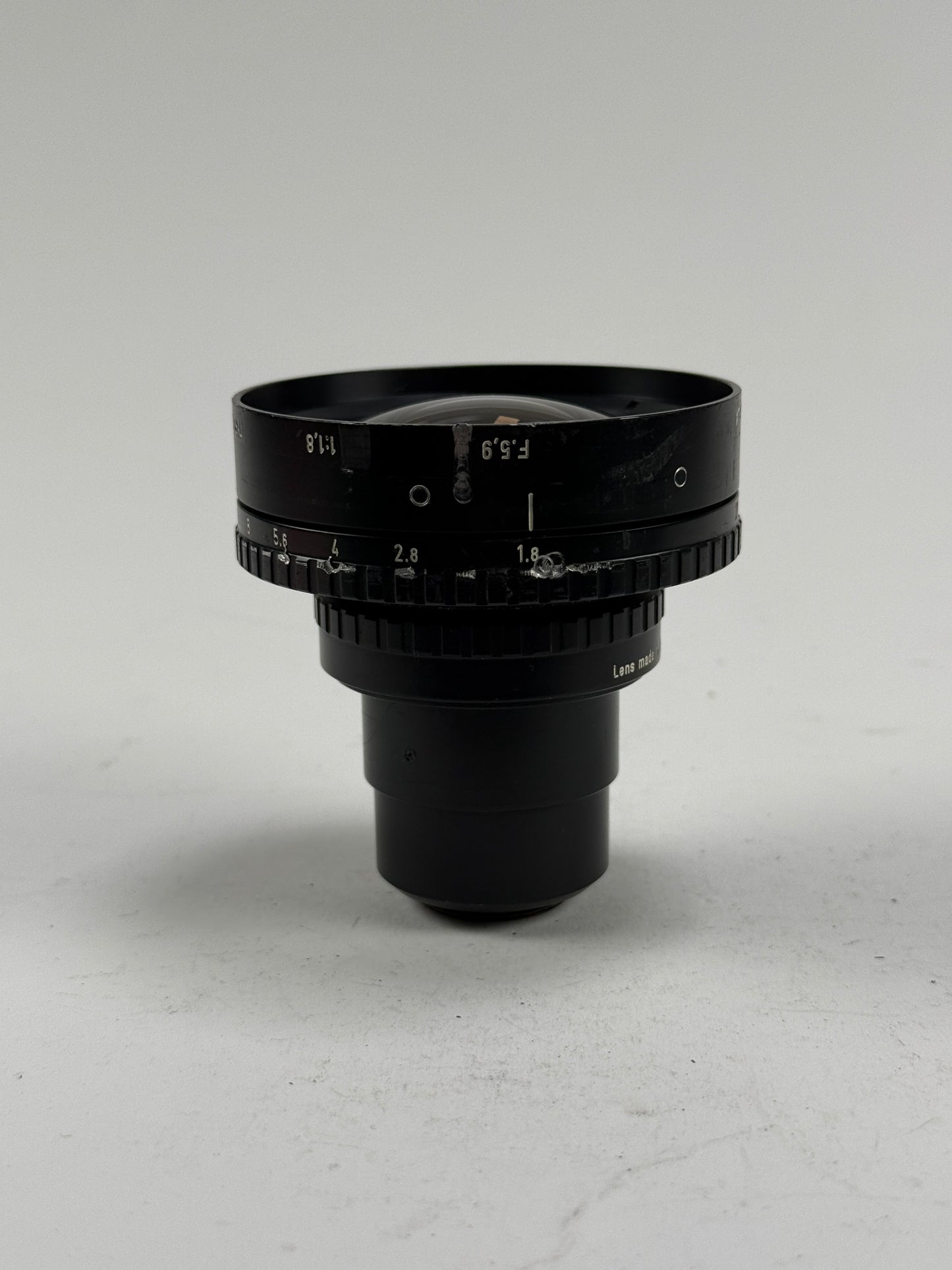 Angenieux Type R7 5.9mm f1.8 C Mount, Wide Angle Cinema Cine Lens #677