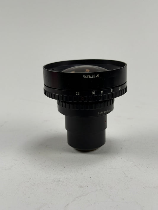 Angenieux Type R7 5.9mm f1.8 C Mount, Wide Angle Cinema Cine Lens #675