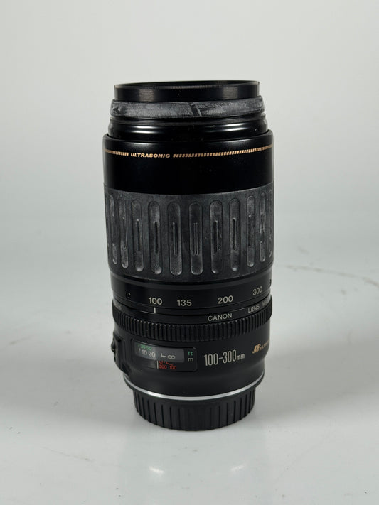 Canon 100-300mm f4.5-5.6 USM EF Mount SLR Camera Lens with Caps