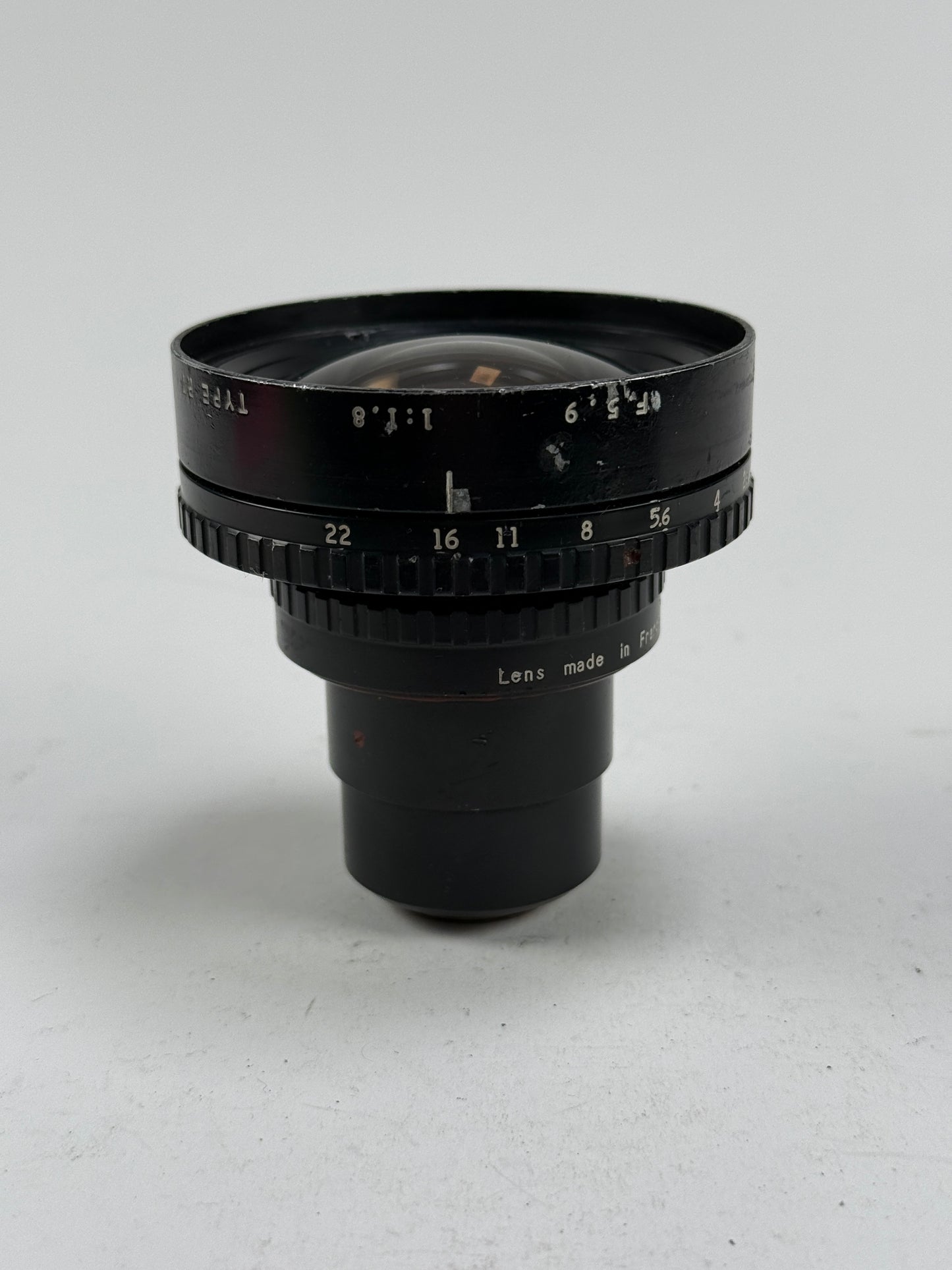 Angenieux Type R7 5.9mm f1.8 C Mount, Wide Angle Cinema Cine Lens #288