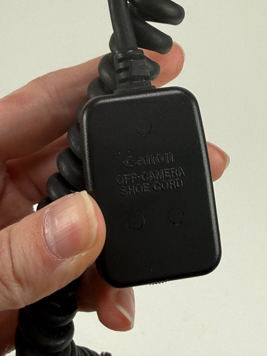 Canon Off Camera Shoe Cord