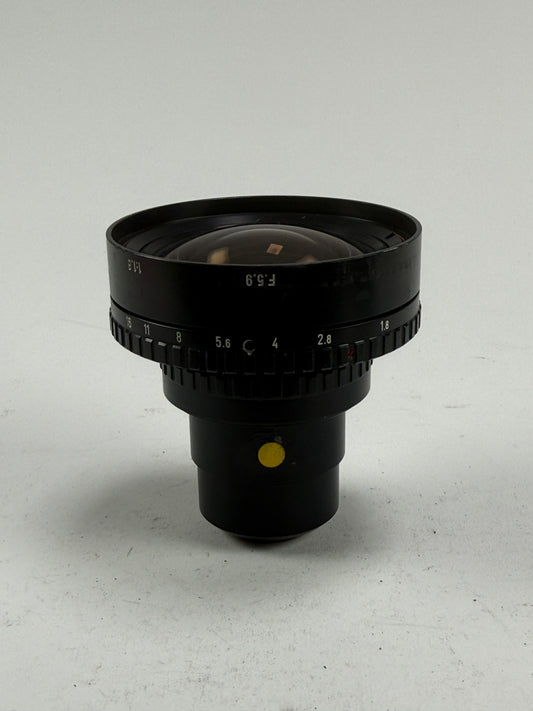 Angenieux Type R7 5.9mm f1.8 C Mount, Wide Angle Cinema Cine Lens #660