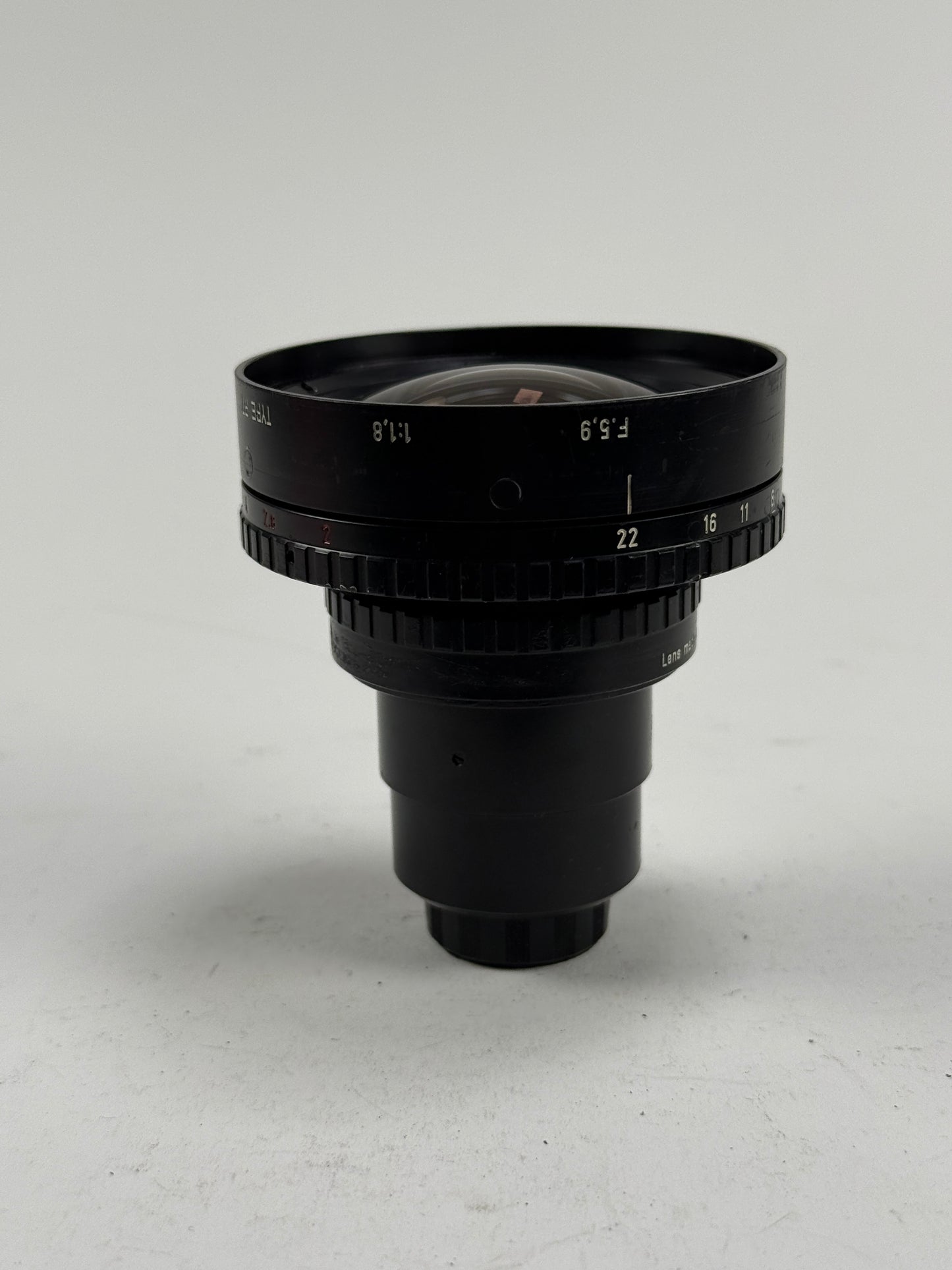 Angenieux Type R7 5.9mm f1.8 C Mount, Wide Angle Cinema Cine Lens #769
