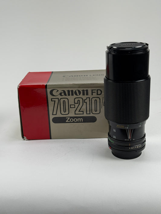 Canon New FD NFD 70-210mm F4 MF Zoom Lens