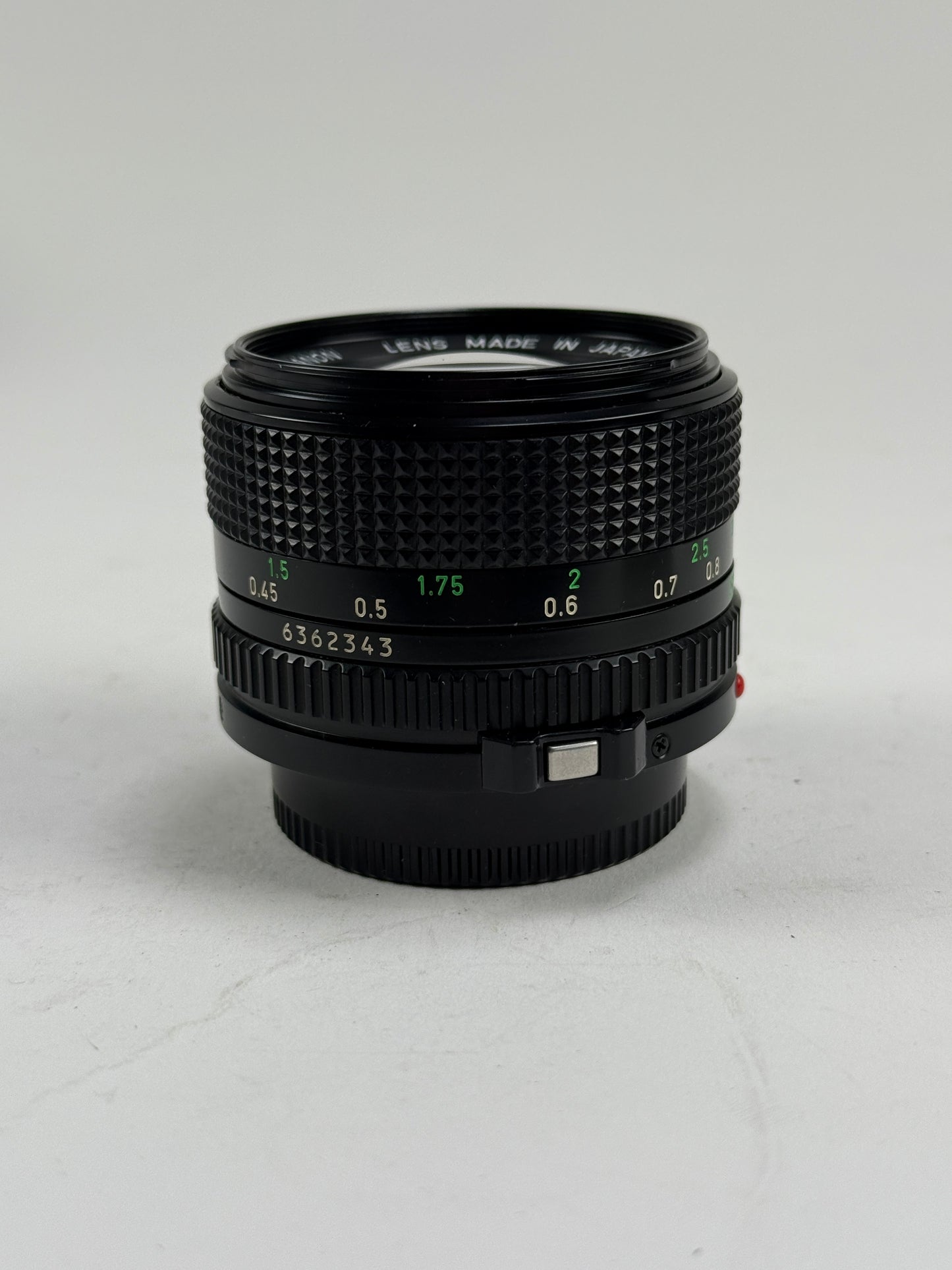 Canon FD New 50mm f1.4 MF prime Lens