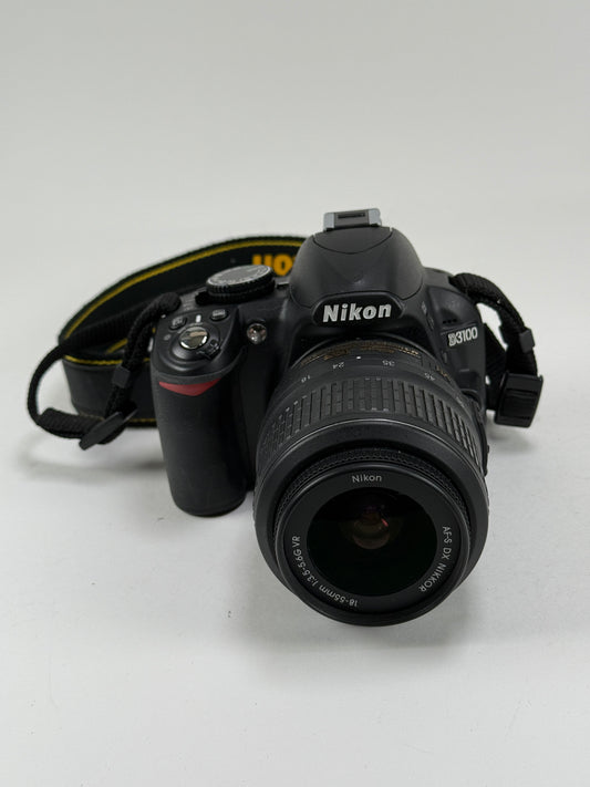 Nikon D3100 14.2MP DSLR Camera w/ AF-S Nikkor 18-55mm Lens Kit