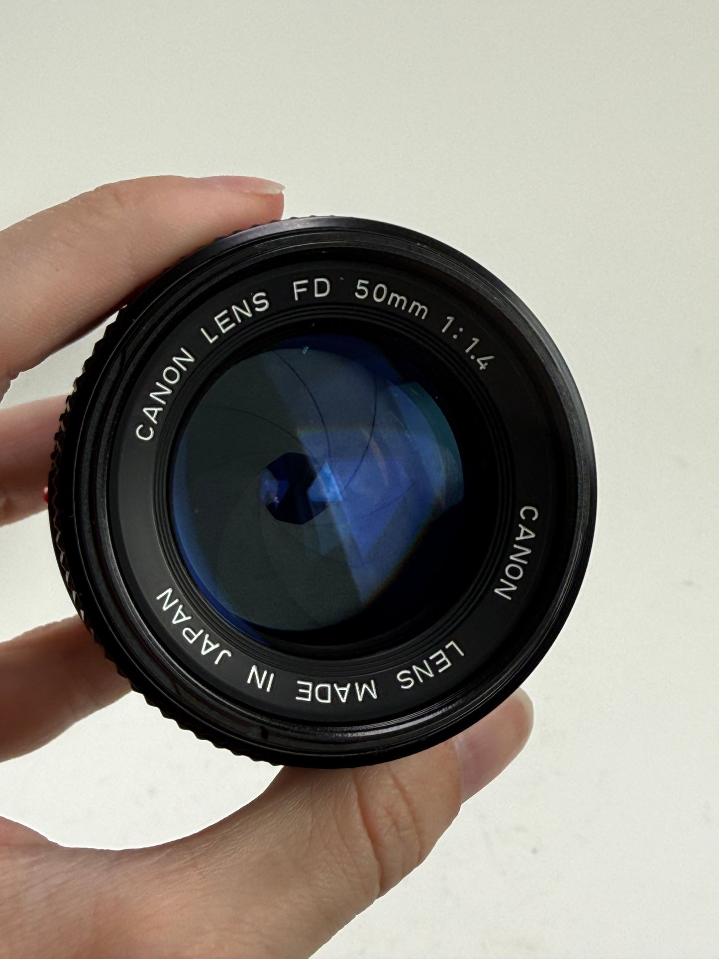Canon FD New 50mm f1.4 MF prime Lens