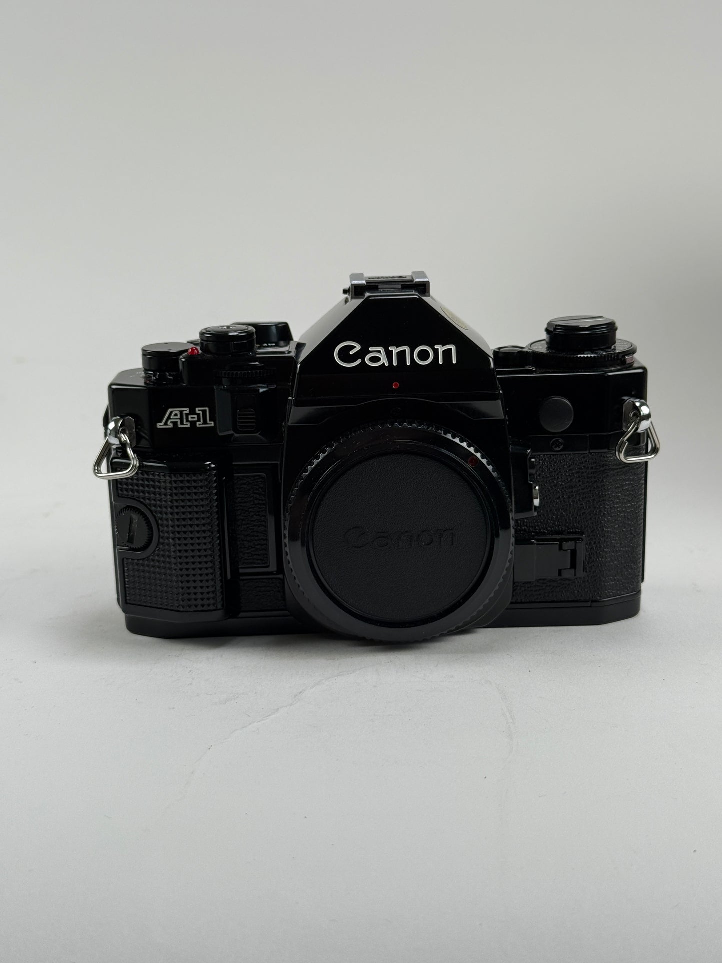 Canon A-1 A1 35mm SLR Film Camera Body Black Olympic