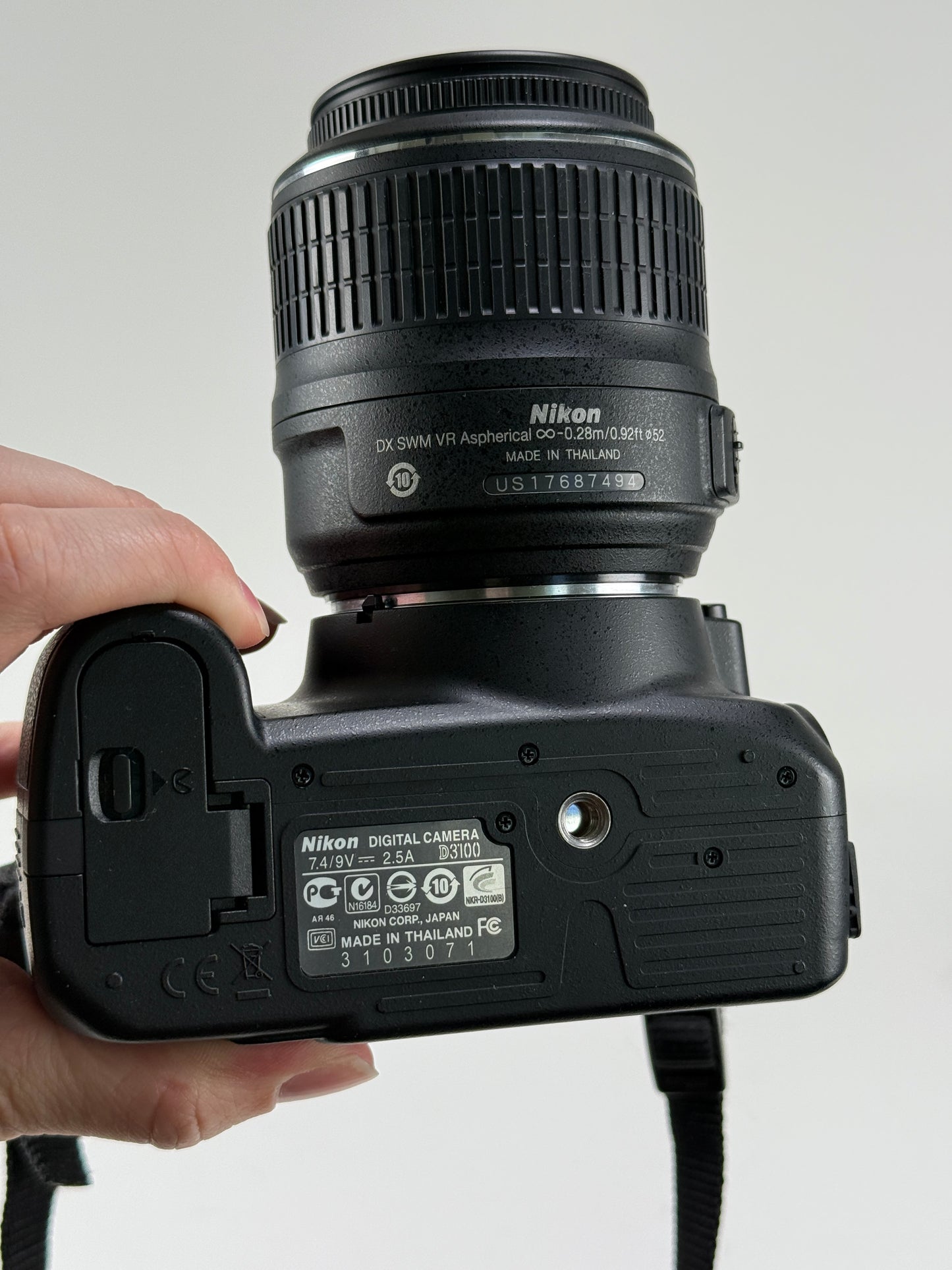 Nikon D3100 14.2MP DSLR Camera w/ AF-S Nikkor 18-55mm Lens Kit