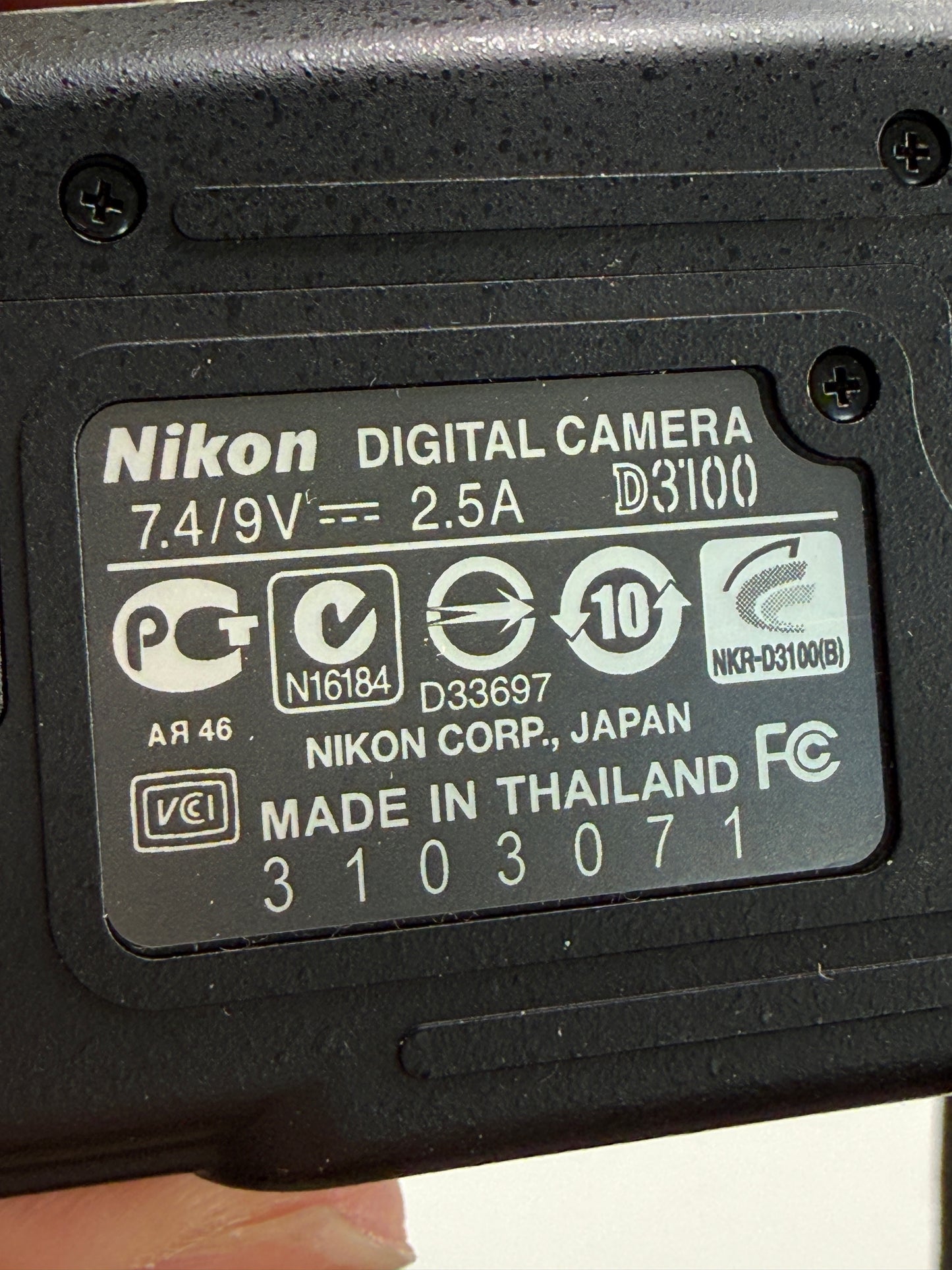 Nikon D3100 14.2MP DSLR Camera w/ AF-S Nikkor 18-55mm Lens Kit