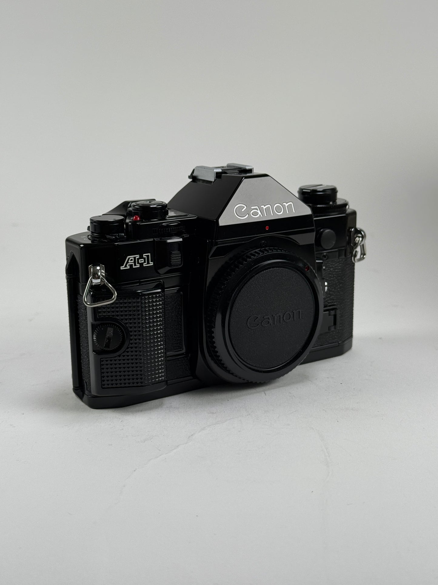 Canon A-1 A1 35mm SLR Film Camera Body Black Olympic
