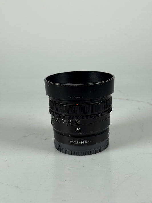 Sony SEL24F28G 24MM f2.8 E-Mount Wide Angle Prime Lens