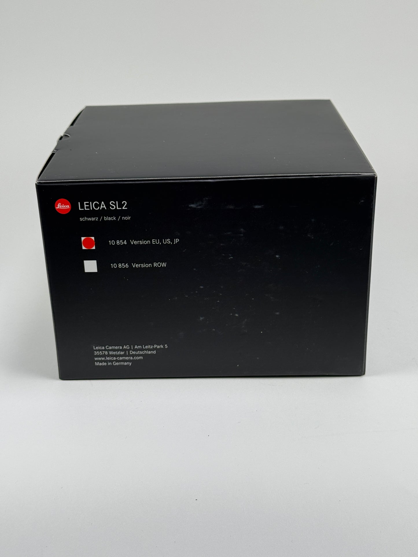 Leica SL2 Mirrorless digital camera Body Box
