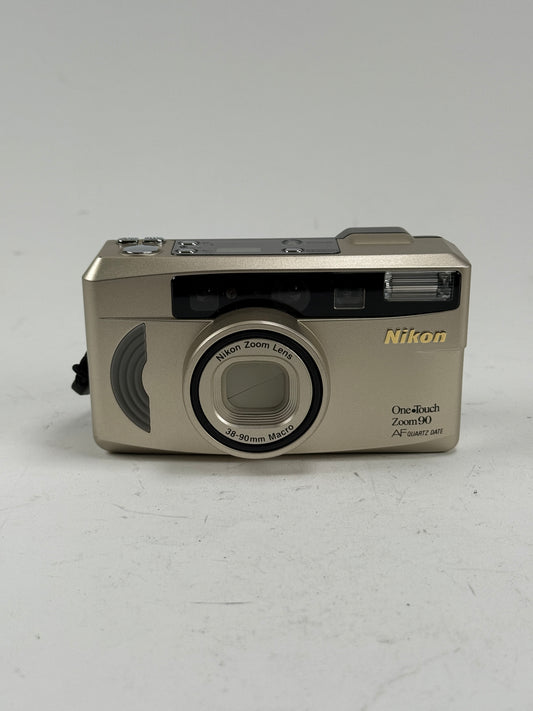 Nikon one Touch zoom 90 Point and Shoot Film Camera with 38-90mm macro Lens