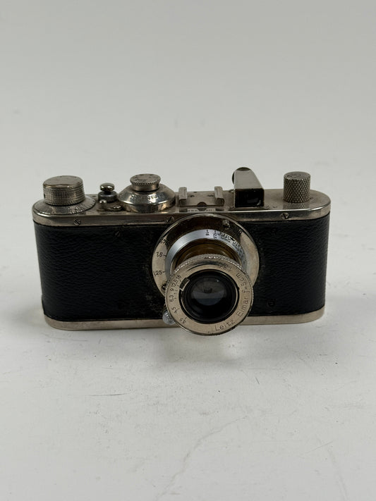 Leica Standard I Model E Camera Body Screwmount w/ elmar 5cm f3.5 Nickle