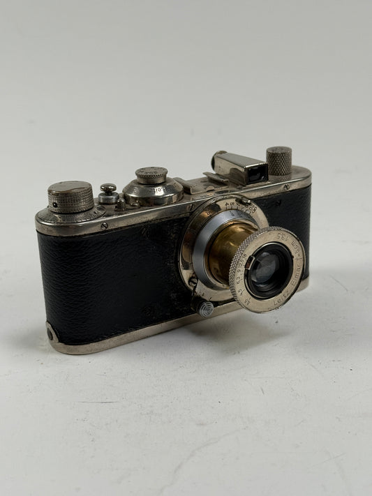 Leica Standard I Model E Camera Body Screwmount w/ elmar 5cm f3.5 Nickle