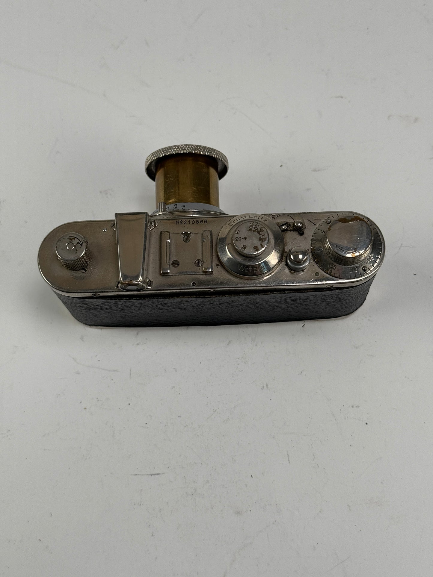 Leica Standard I Model E Camera Body Screwmount w/ elmar 5cm f3.5 Nickle