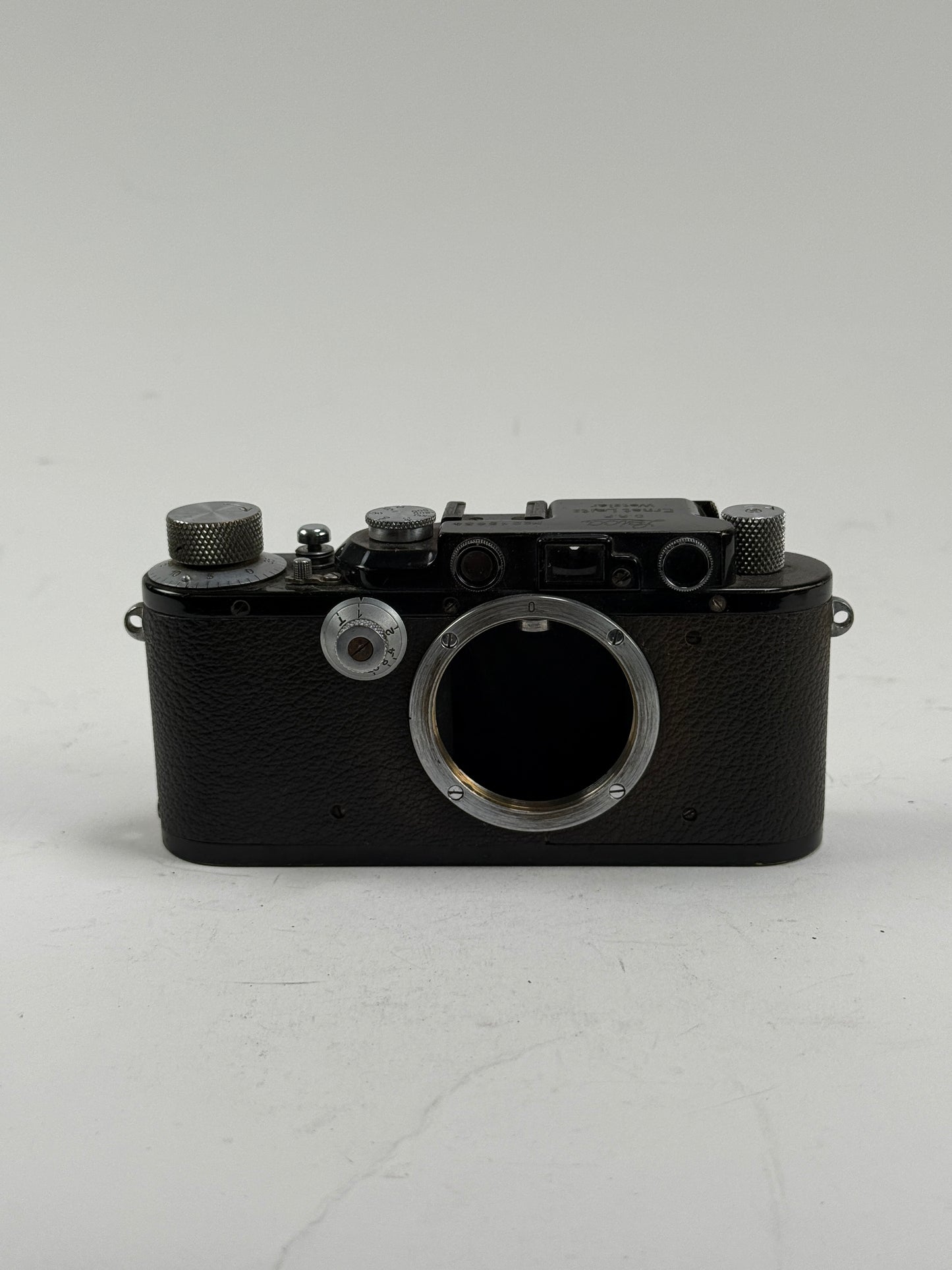 LEICA III (MODEL F) BLACK PAINT Rangefinder Film CAMERA