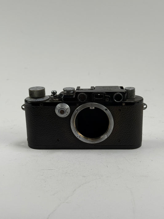 LEICA III (MODEL F) BLACK PAINT Rangefinder Film CAMERA