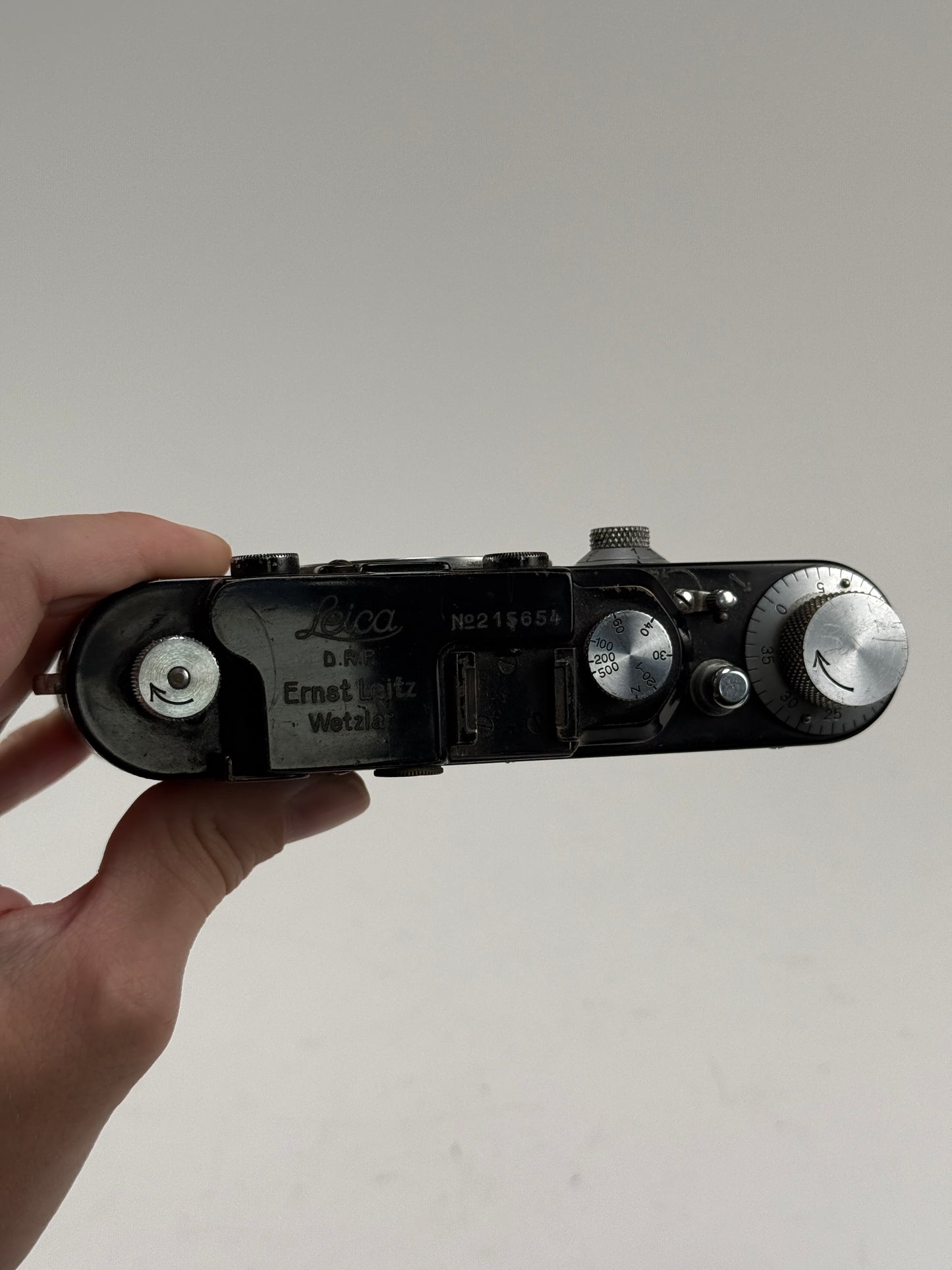 LEICA III (MODEL F) BLACK PAINT Rangefinder Film CAMERA