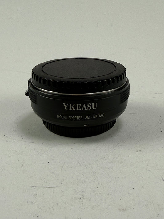 YKEASU Adapterfor Canon EF Lens to MFT micro four thirds Camera
