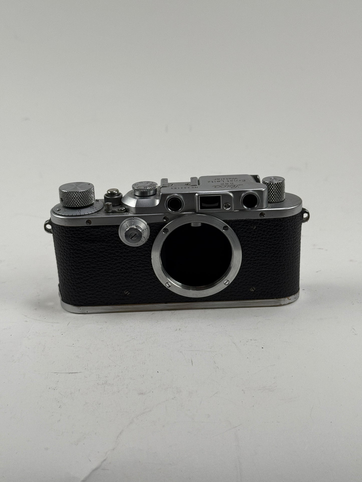 Leica IIIa Model G rangefinder 35mm camera body chrome