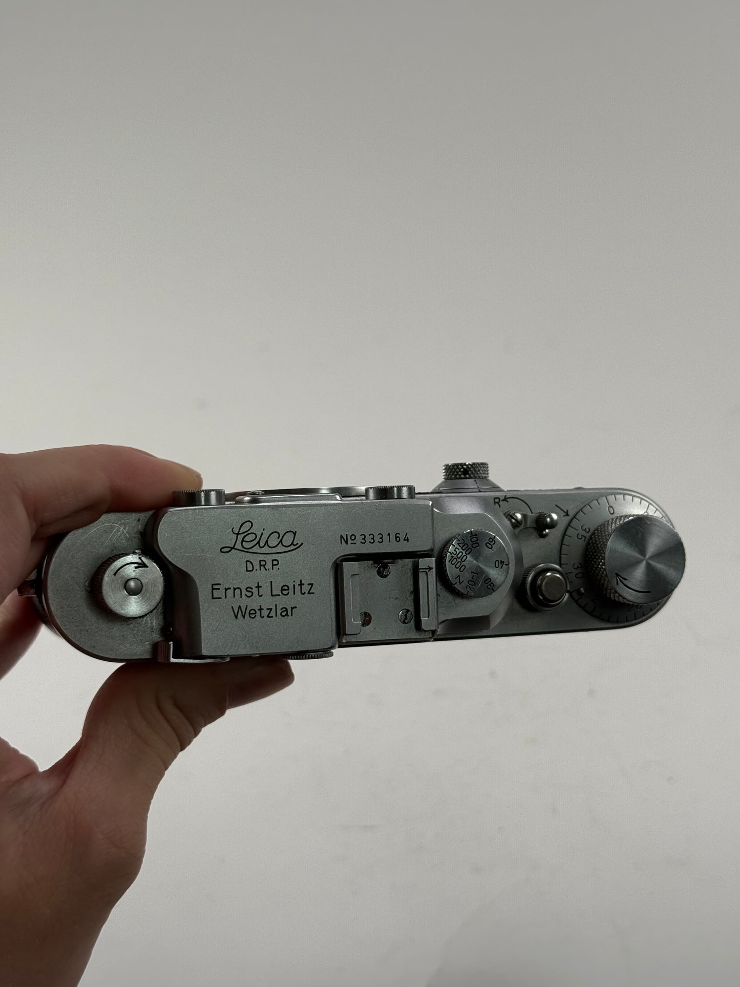 Leica IIIa Model G rangefinder 35mm camera body chrome