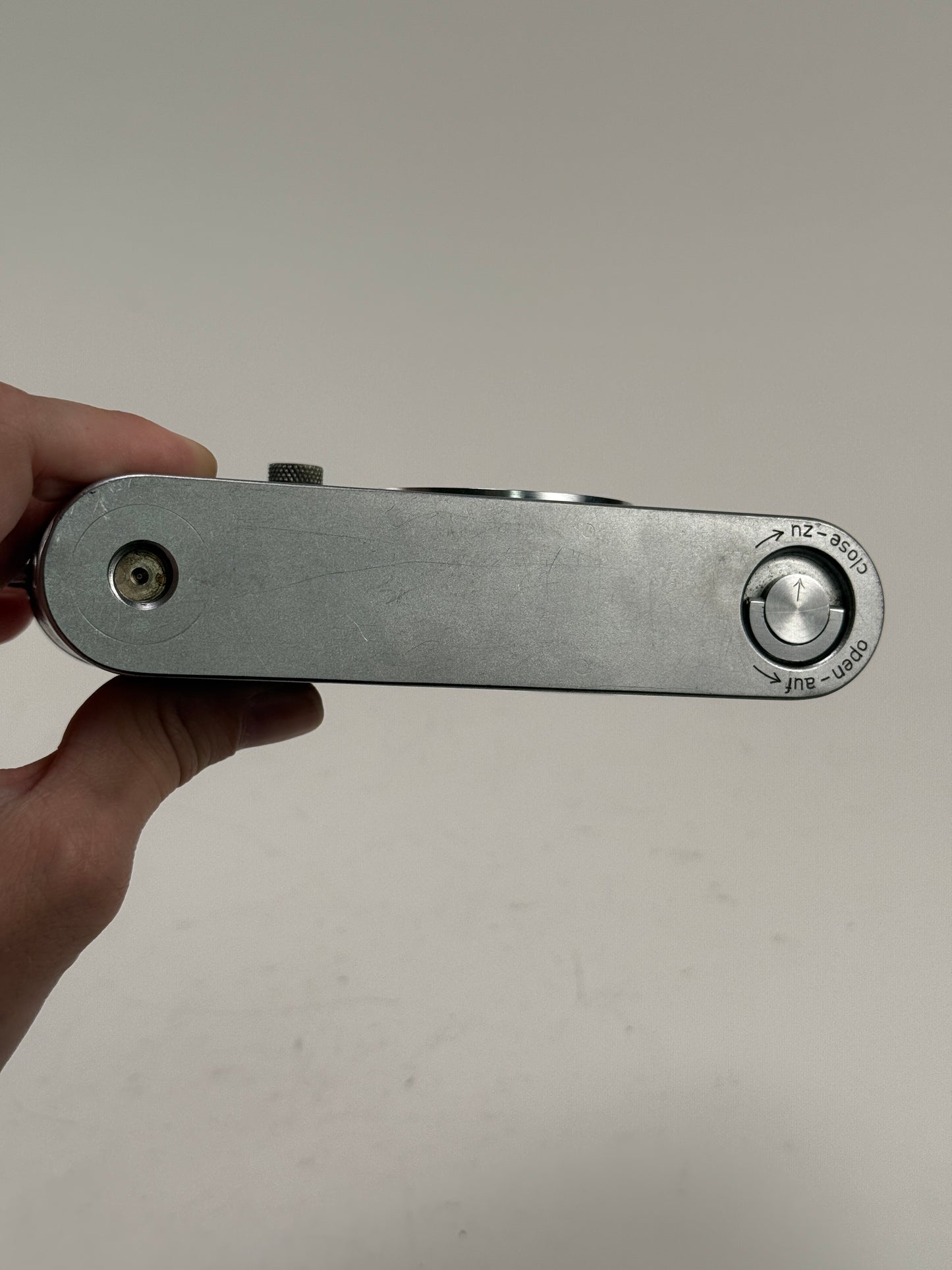 Leica IIIc rangefinder 35mm camera body Chrome