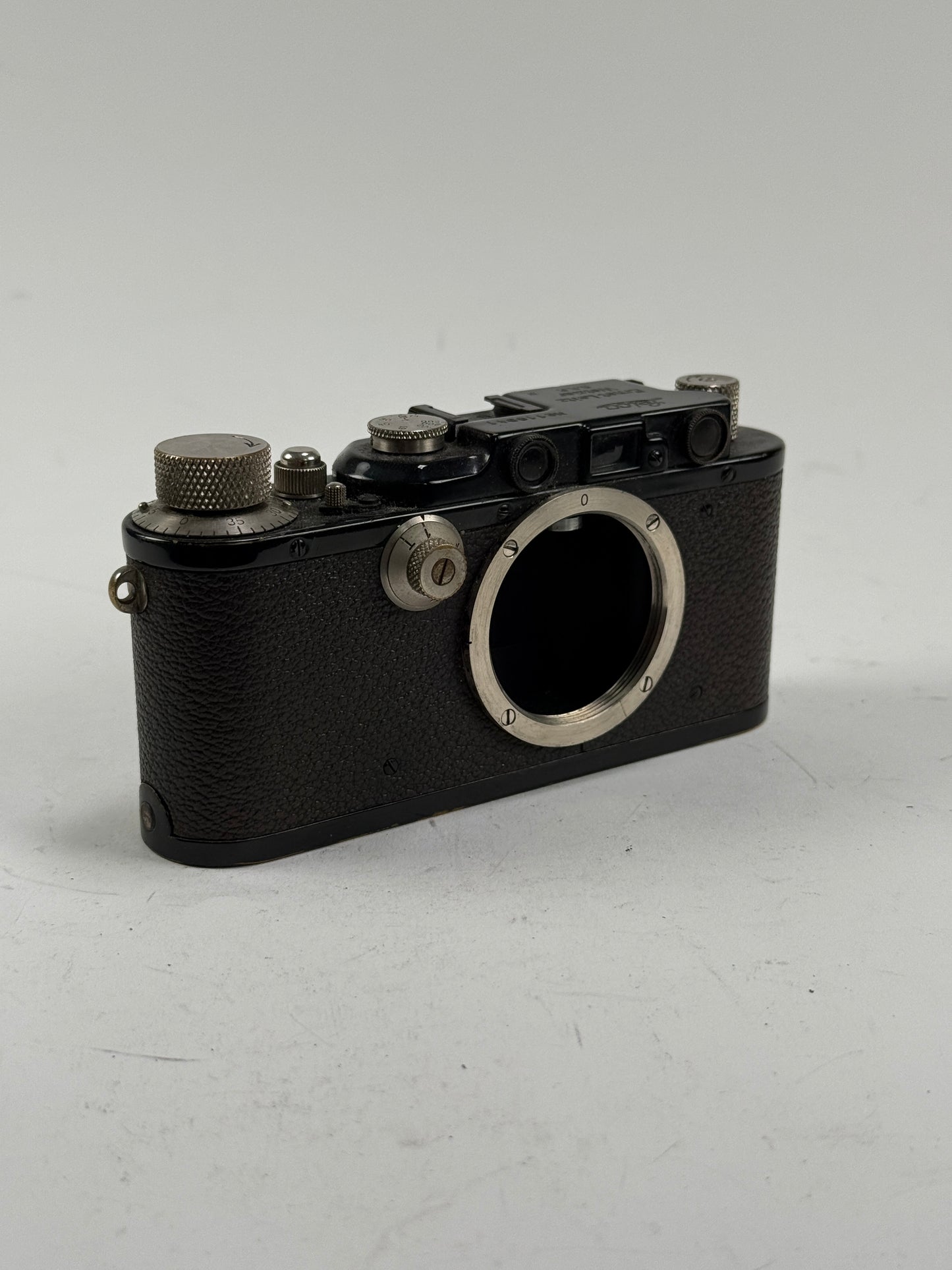 LEICA III (MODEL F) BLACK PAINT Rangefinder Film CAMERA Nickle Chrome