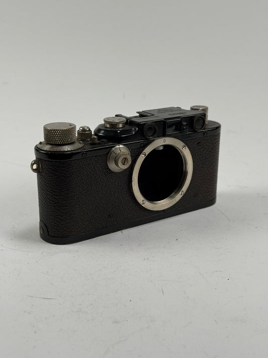 LEICA III (MODEL F) BLACK PAINT Rangefinder Film CAMERA Nickle Chrome