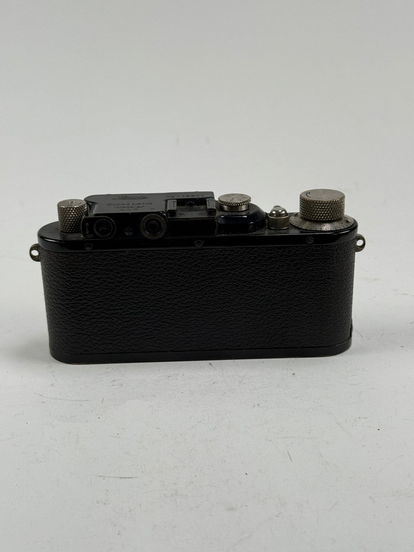 LEICA III (MODEL F) BLACK PAINT Rangefinder Film CAMERA Nickle Chrome