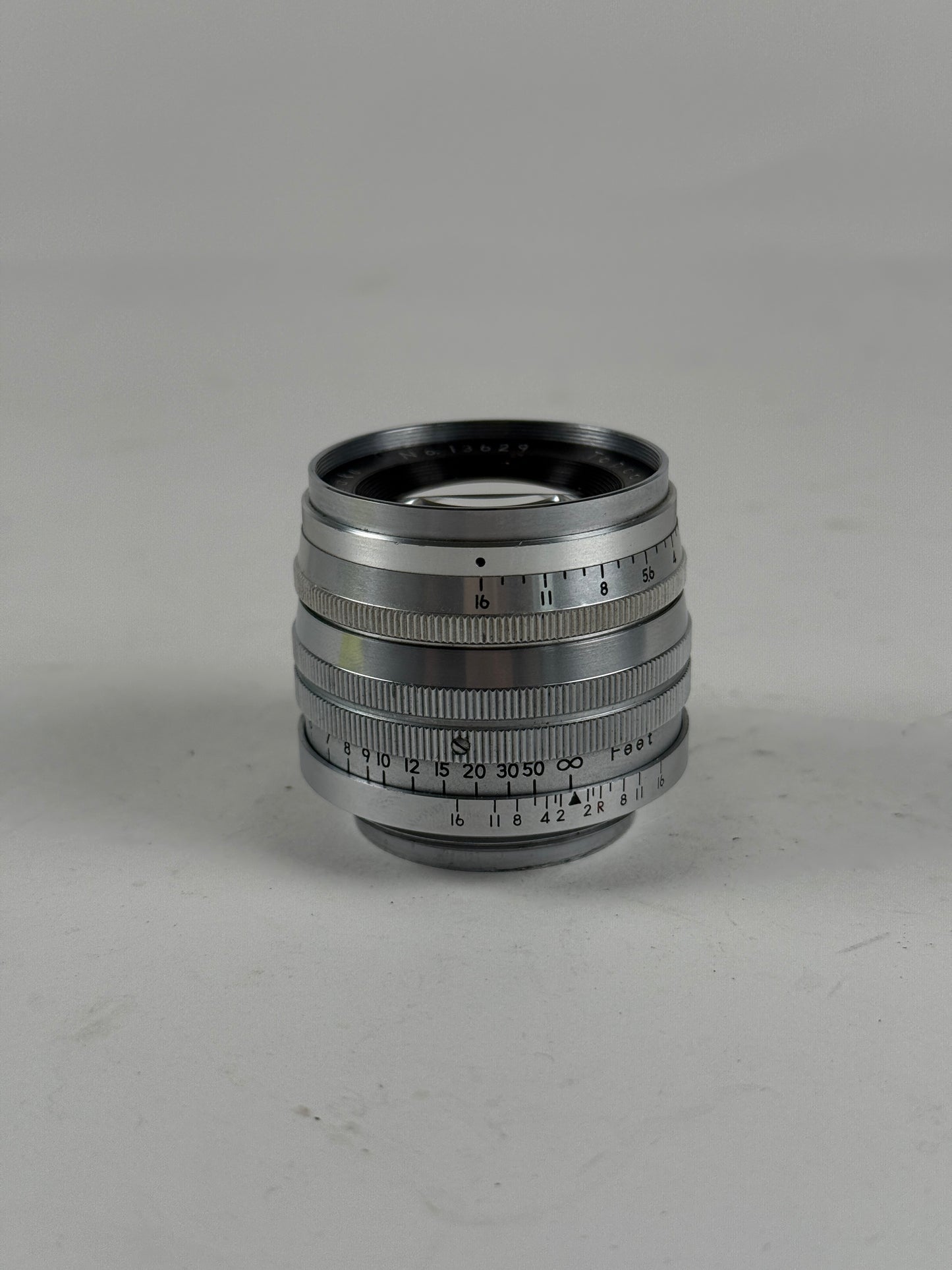 Topcor Leotax Tokyo Kogaku Chrome Camera Rangefinder Lens LTM Leica RARE Early