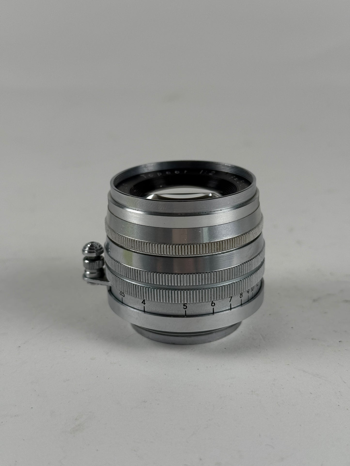 Topcor Leotax Tokyo Kogaku Chrome Camera Rangefinder Lens LTM Leica RARE Early