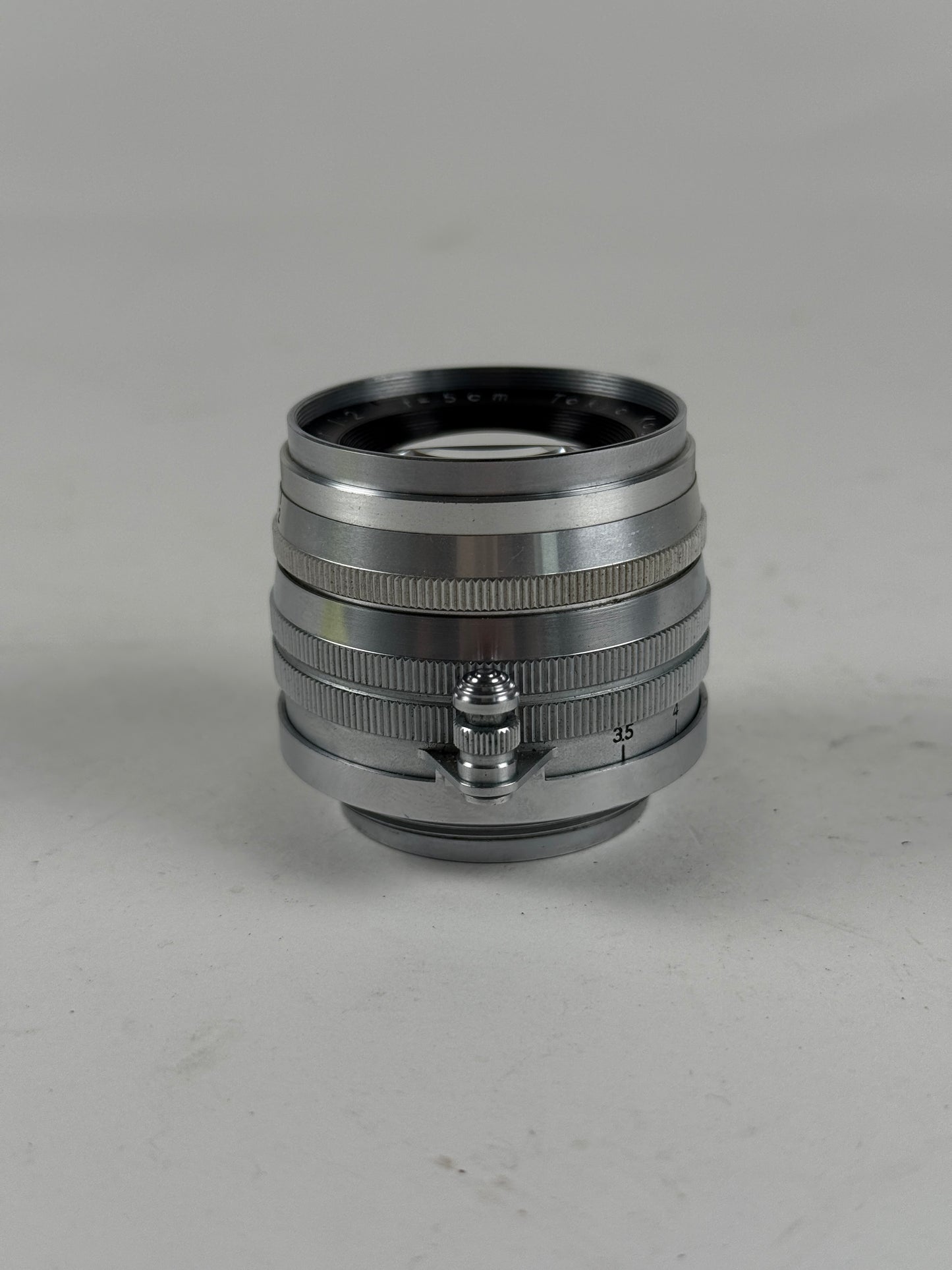 Topcor Leotax Tokyo Kogaku Chrome Camera Rangefinder Lens LTM Leica RARE Early