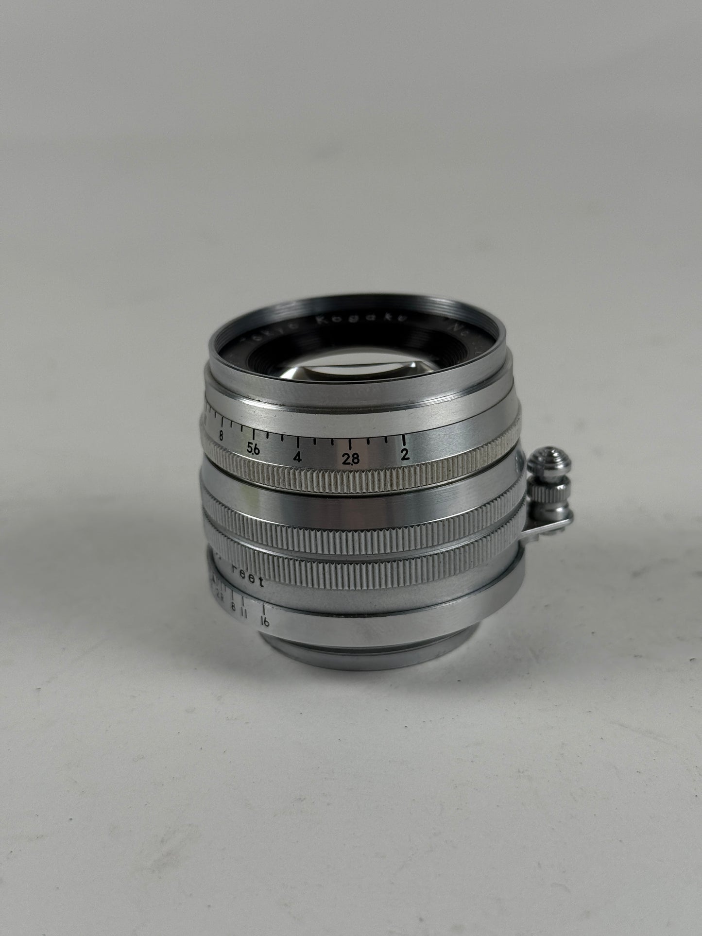 Topcor Leotax Tokyo Kogaku Chrome Camera Rangefinder Lens LTM Leica RARE Early