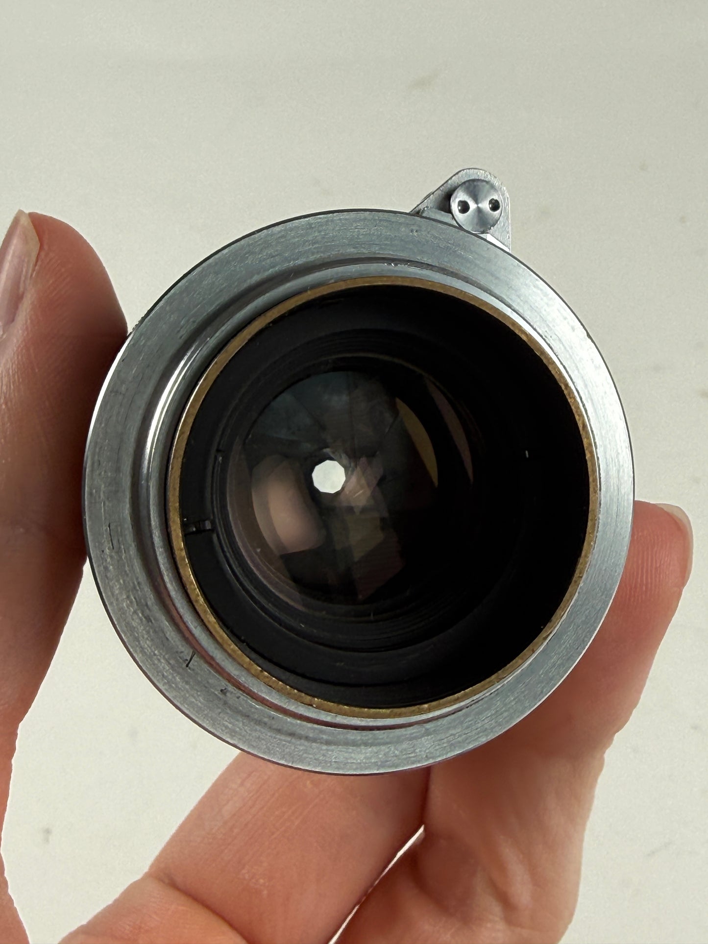 Topcor Leotax Tokyo Kogaku Chrome Camera Rangefinder Lens LTM Leica RARE Early