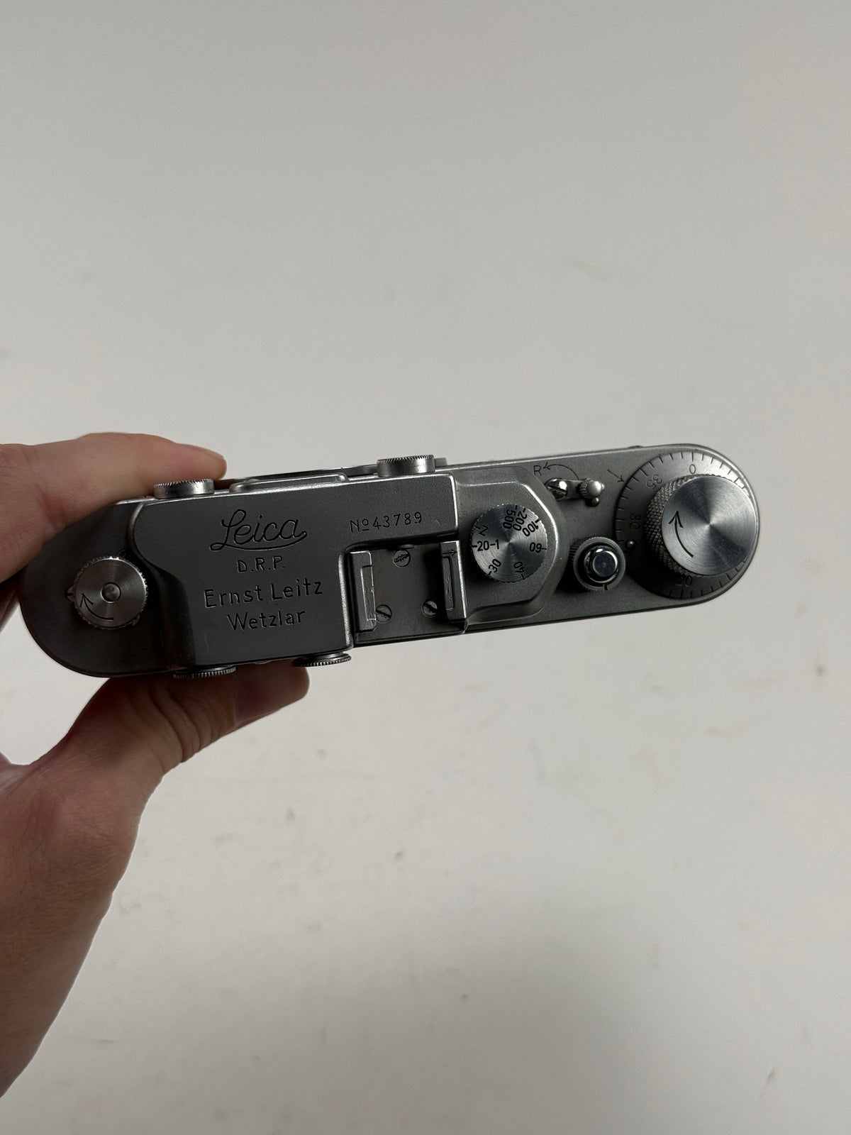 Leica I Model A converted to a III rangefinder film camera LTM SN 43789 5 digit