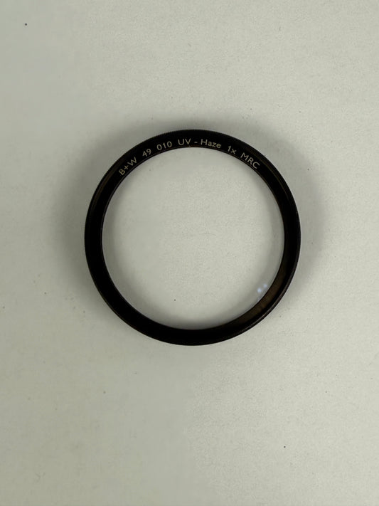 B+W 49mm 010 UV Haze Lens Filter UV MRC 1x