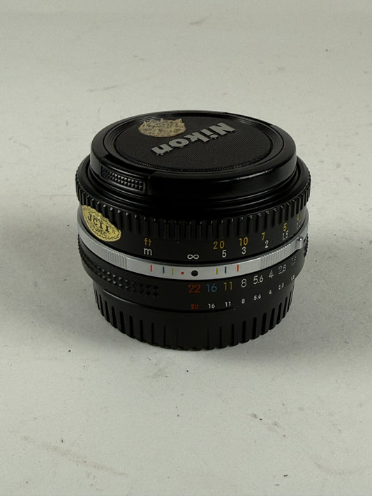 Nikon Nikkor Ai-s AIS 50mm f1.8 Lens Prime Pancake SLR Late