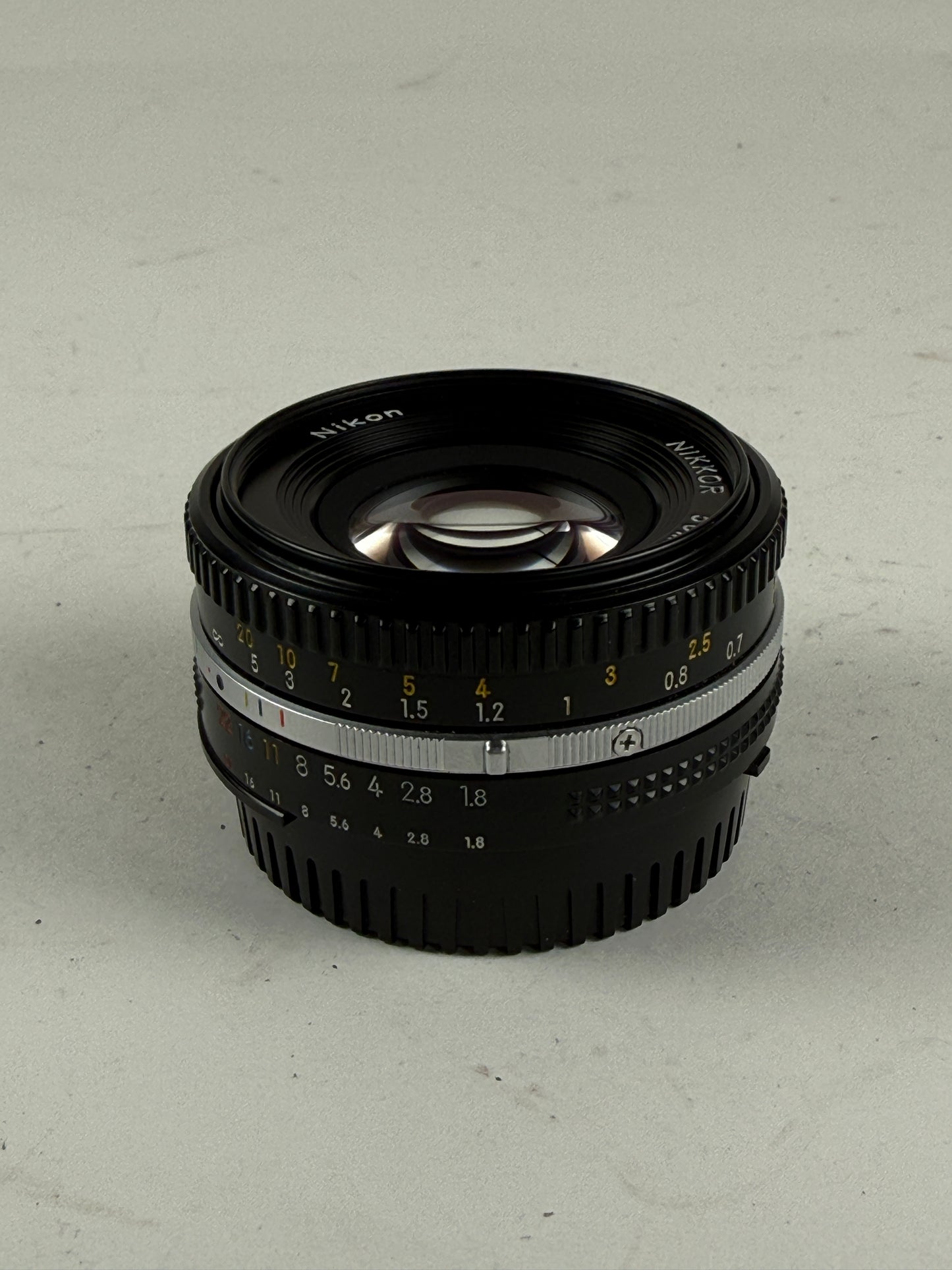Nikon Nikkor Ai-s AIS 50mm f1.8 Lens Prime Pancake SLR Late