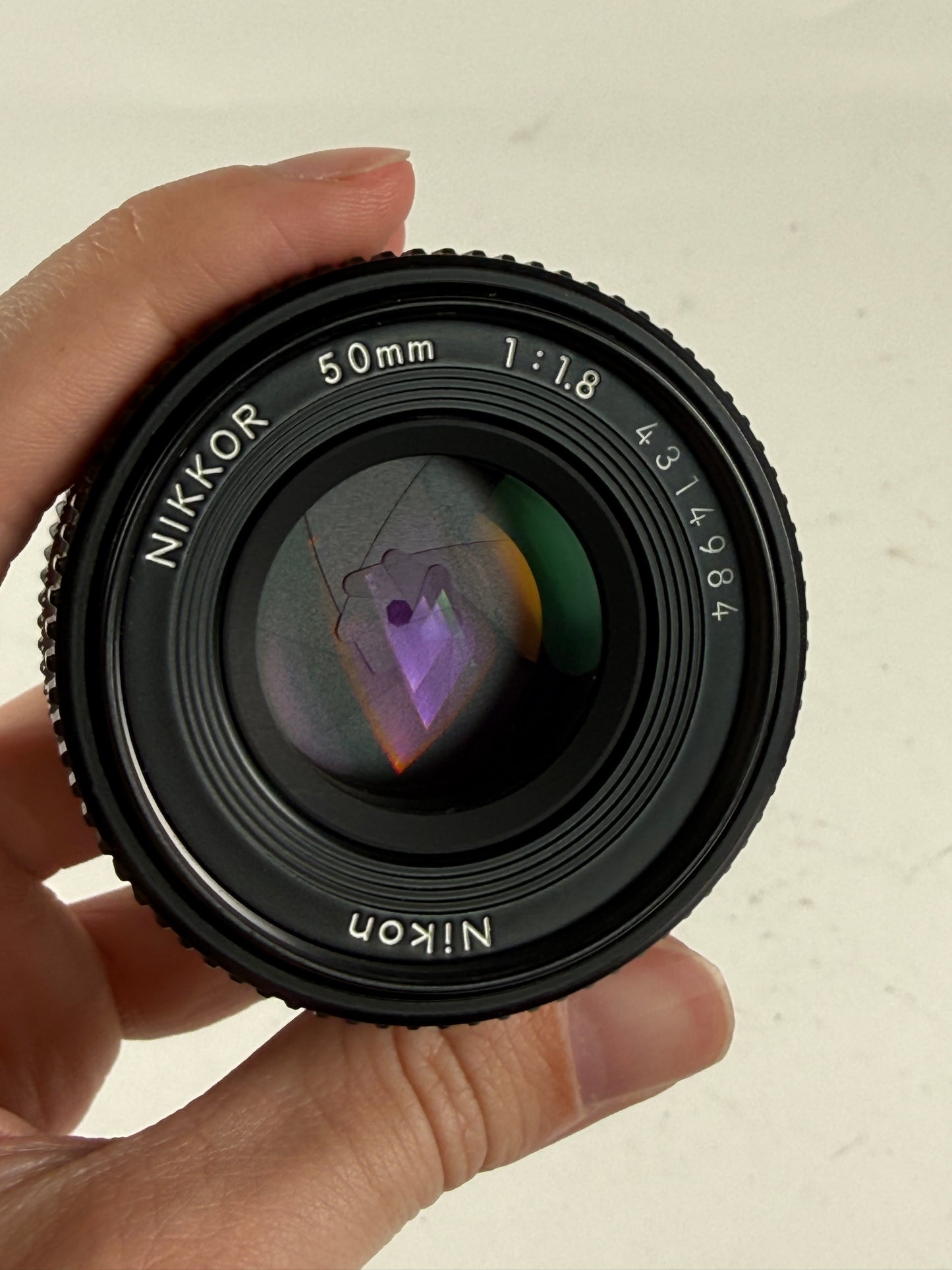 Nikon Nikkor Ai-s AIS 50mm f1.8 Lens Prime Pancake SLR Late