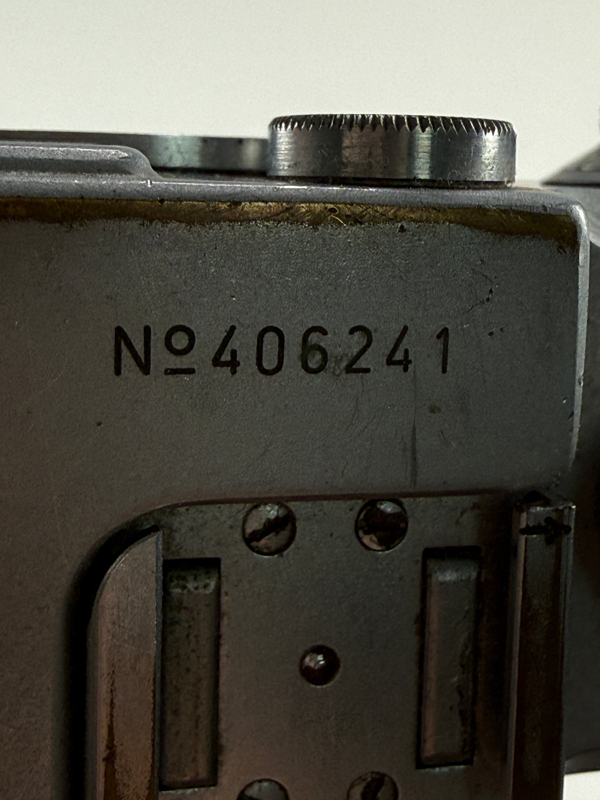 Leica IIIc rangefinder 35mm camera body chrome