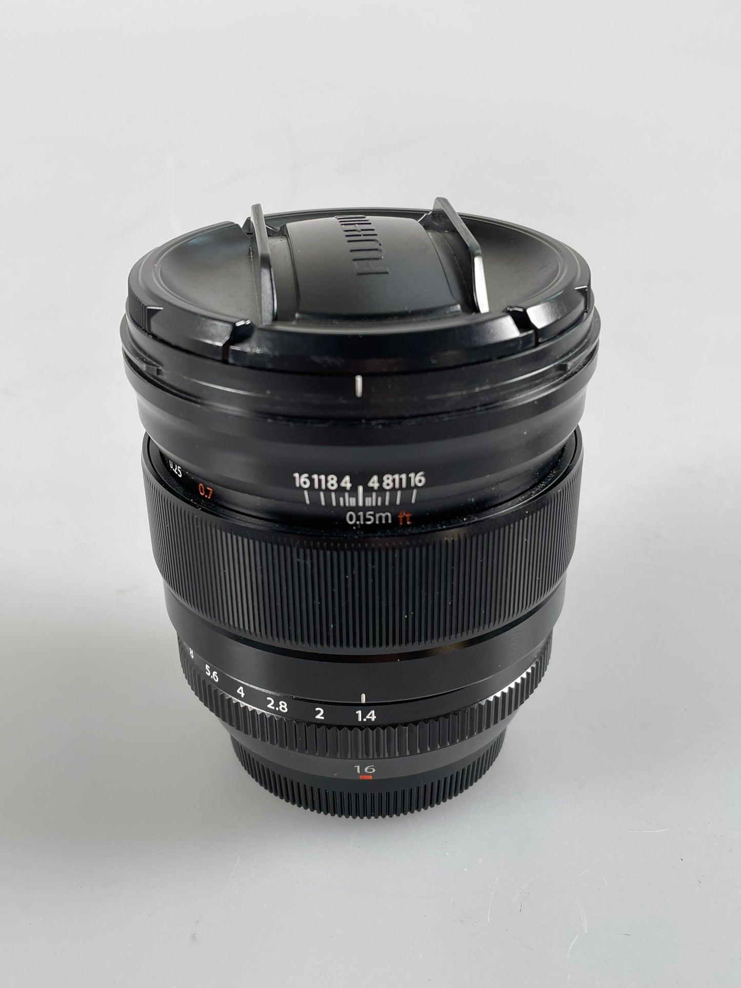 Fuji Fujifilm XF 16mm f1.4 R WR Nano GI Lens 16/1.4 w/ lens hood