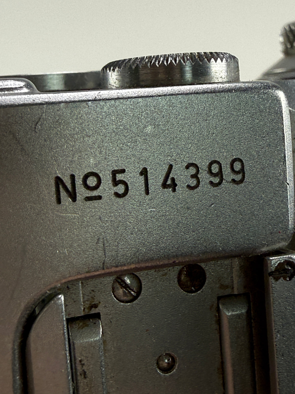 Leica IIIc rangefinder 35mm camera body chrome