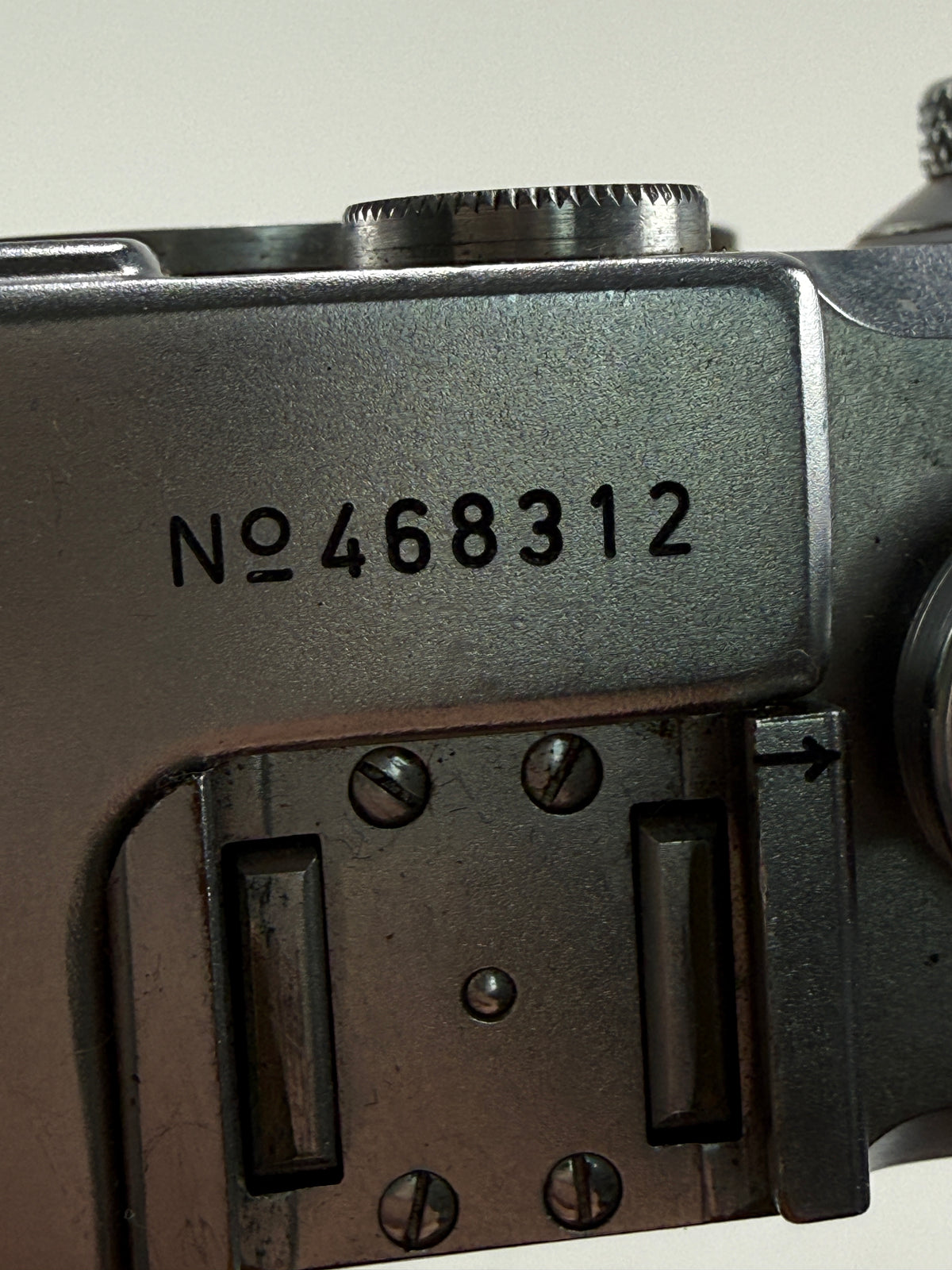 Leica IIIc rangefinder 35mm camera body chrome