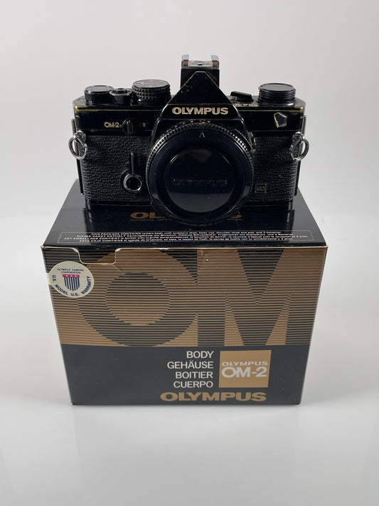 Olympus OM-2n Black Paint 35mm SLR Camera Body