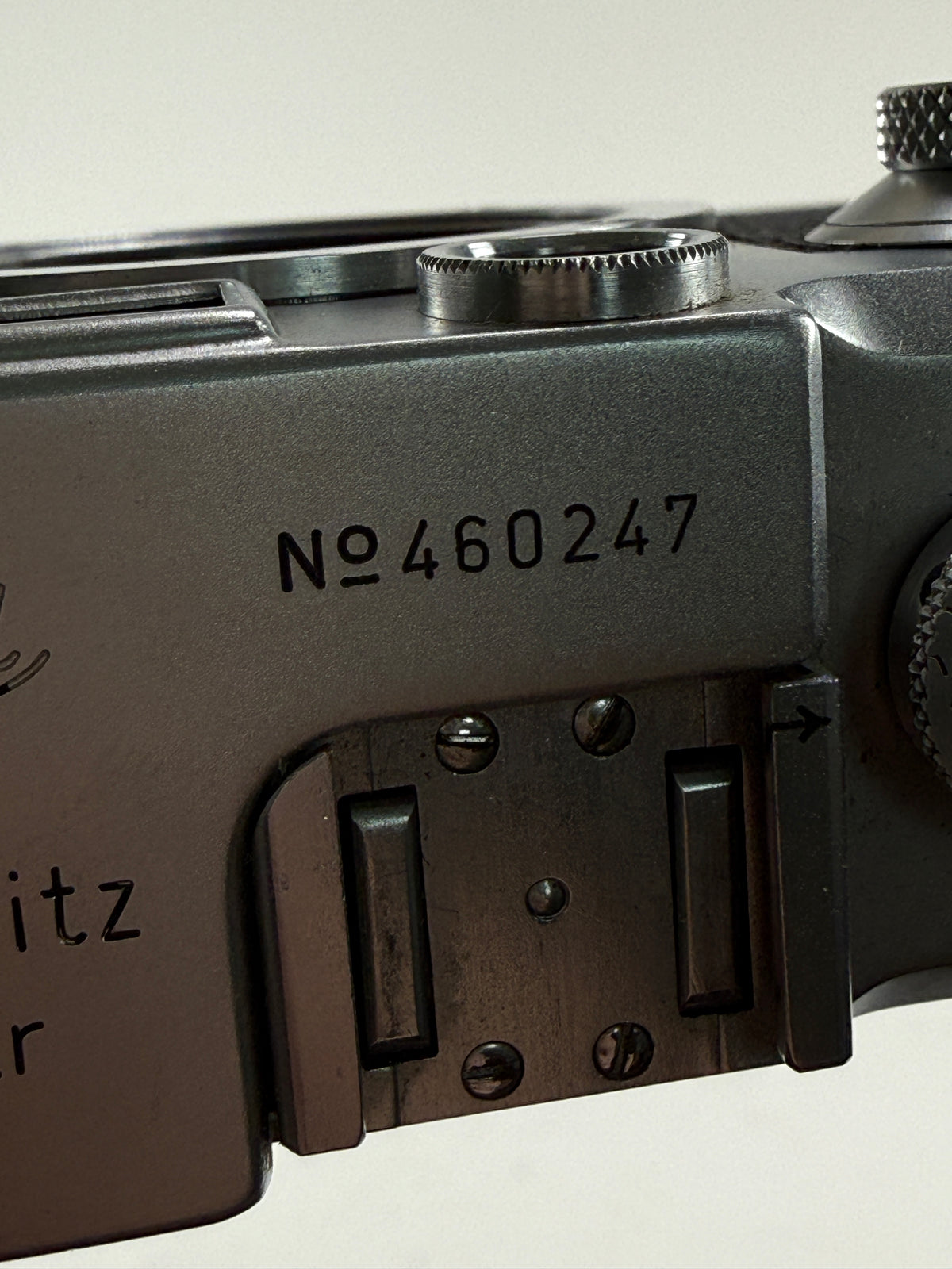 Leica IIIc rangefinder 35mm camera body chrome